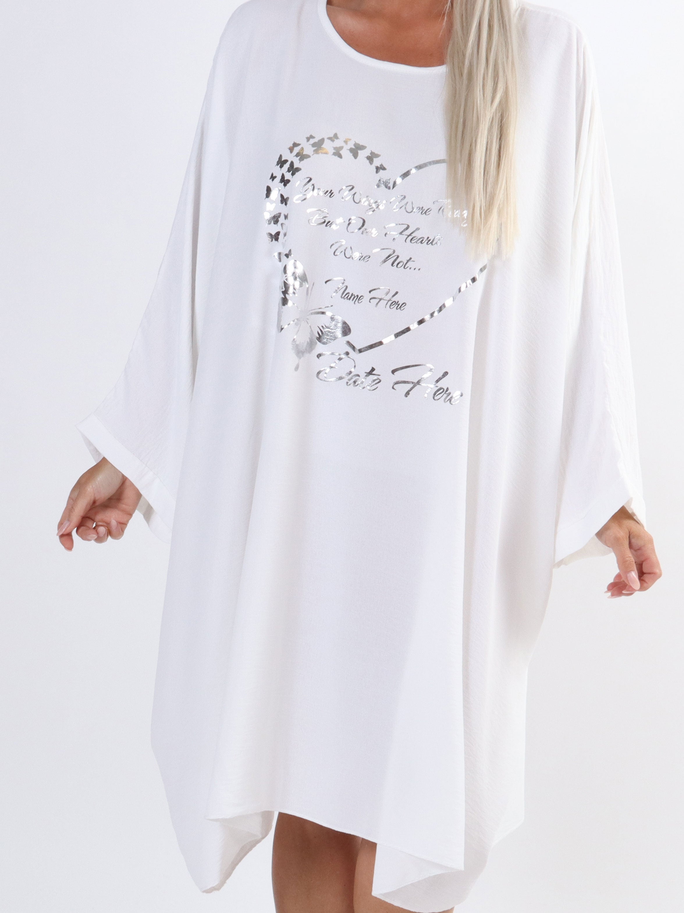 Hope - Oversize plus size kjole med motiv